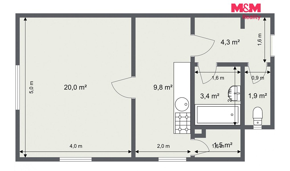 Prodej bytu 1+1 40 m², Nejdek – náhled fotky 9