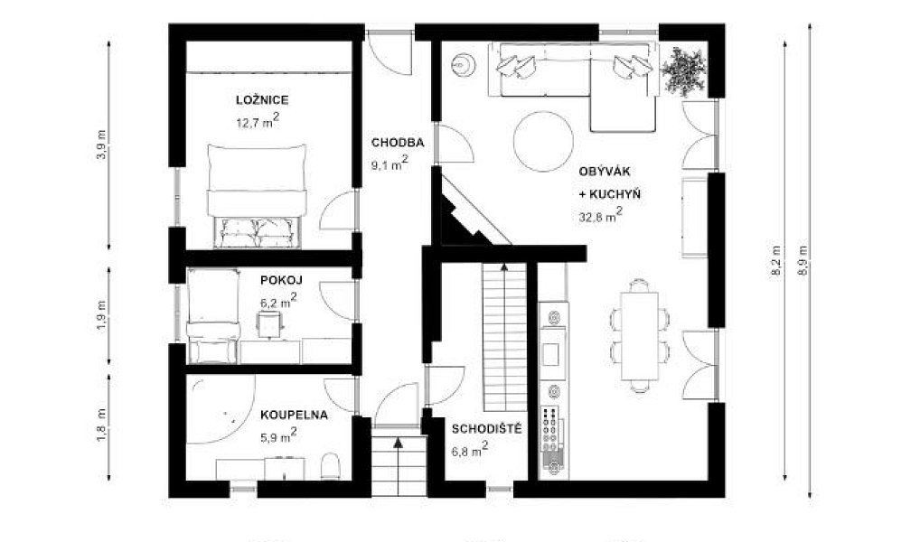 Prodej domu 128 m² s pozemkem 922 m², Praha – náhled fotky 34