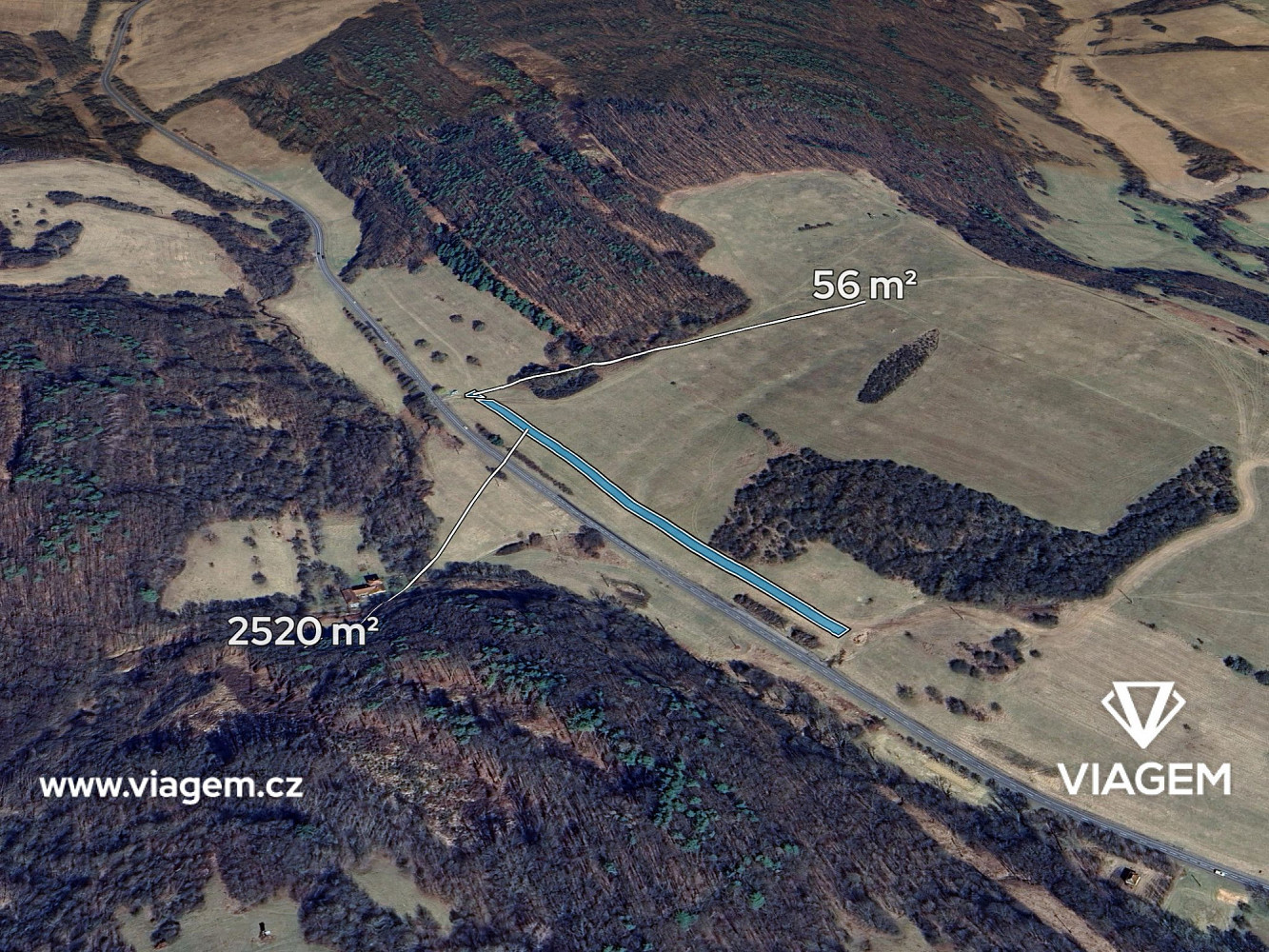 Prodej pole 2 576 m²