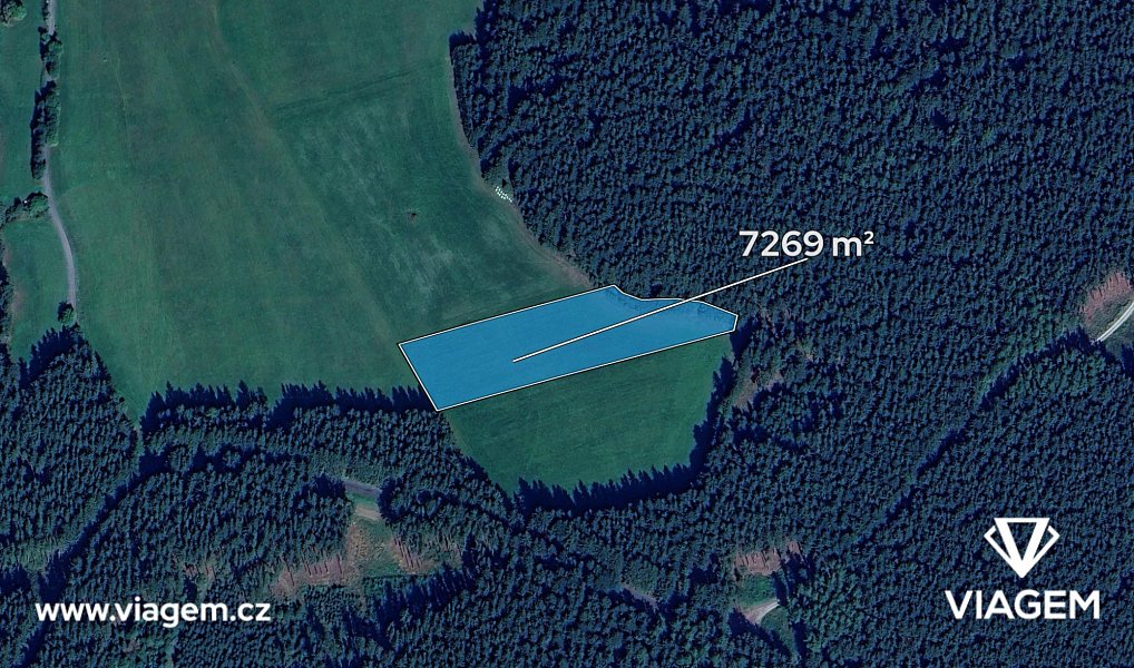 Prodej pole 807 m², Strašín – náhled fotky 2