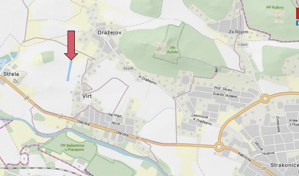 Prodej pole 4 802 m², Strakonice – náhled fotky 4