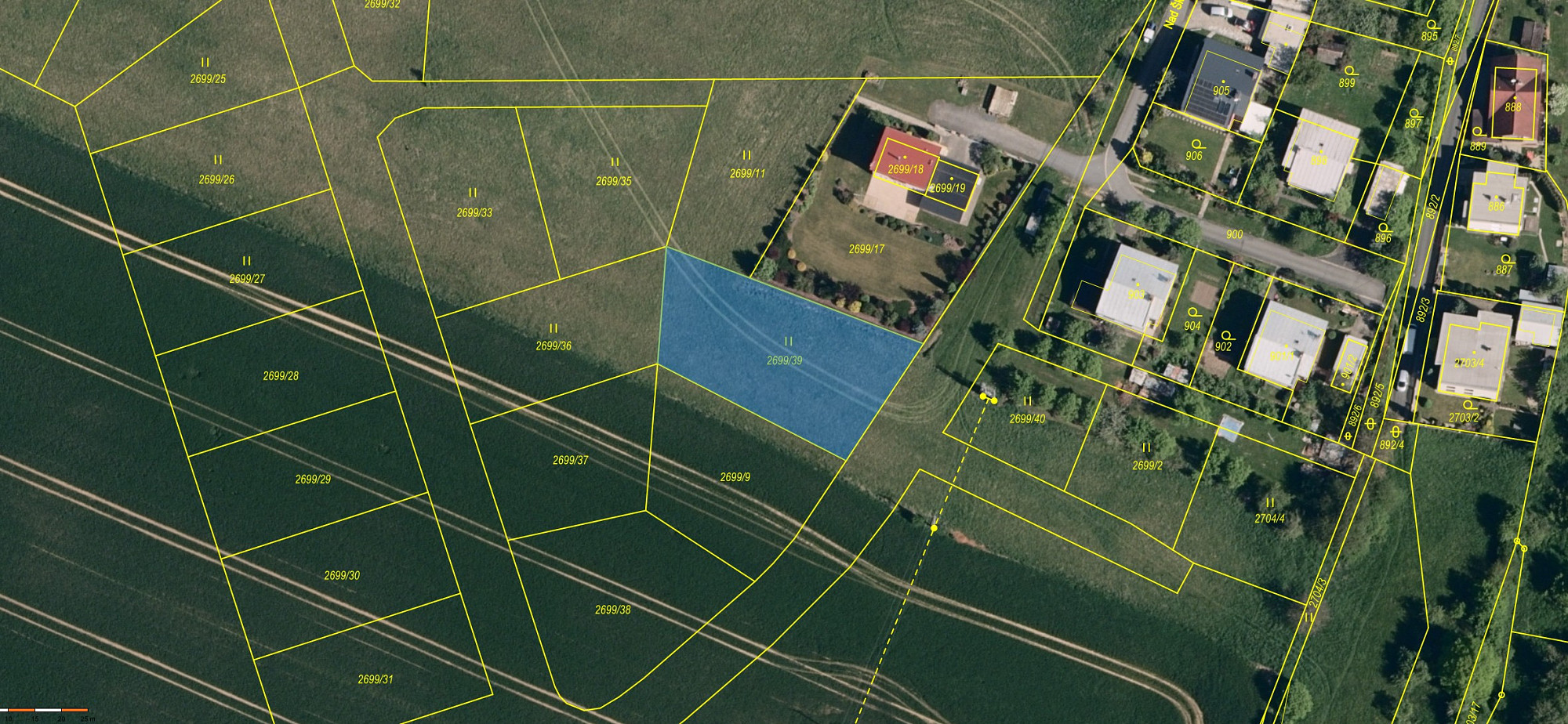 Prodej stavebního pozemku 1 074 m² – fotografie 2