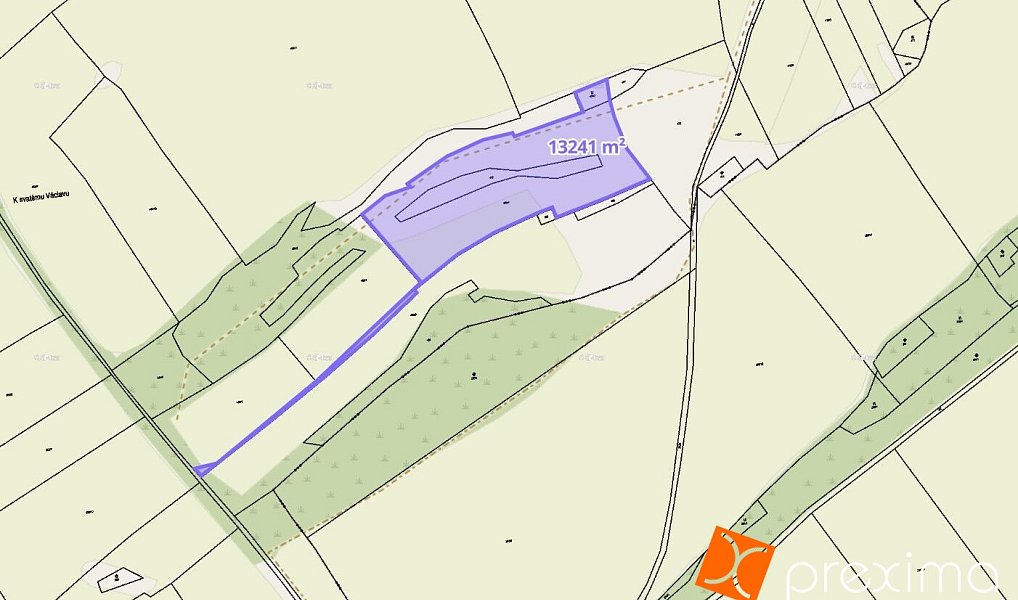 Prodej pole 6 386 m², Kojetice – náhled fotky 2