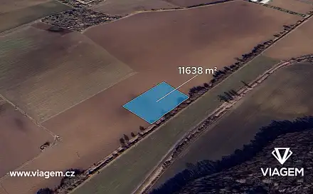 Prodej pole 11 638 m², Jarohněvice, okres Kroměříž