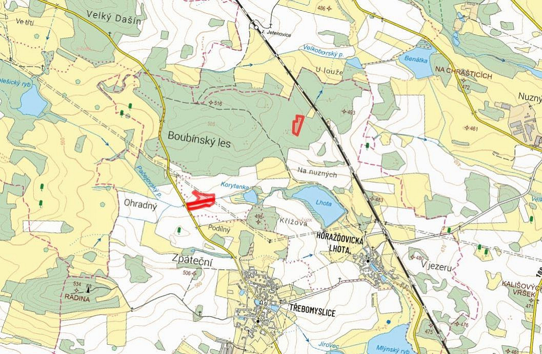 Prodej pole 22 444 m² – pohled 3