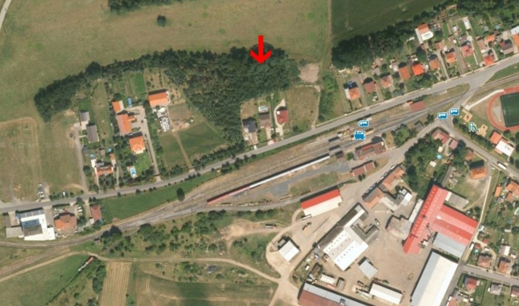 Prodej lesa 1 115 m², Straškov-Vodochody – náhled fotky 5