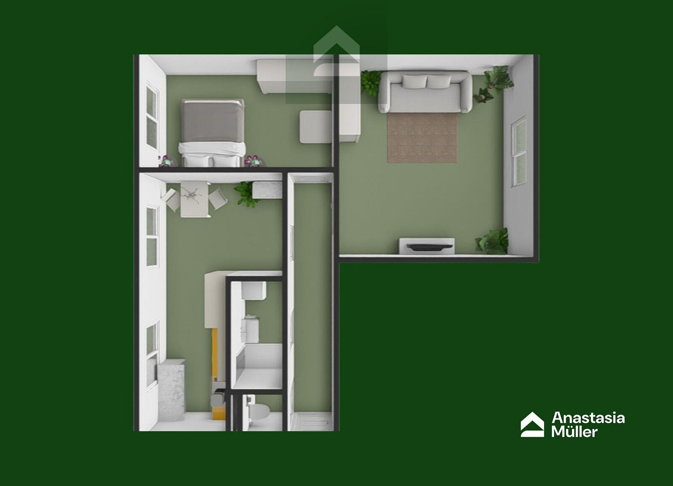 Pronájem bytu 2+1 78 m² – fotografie 2