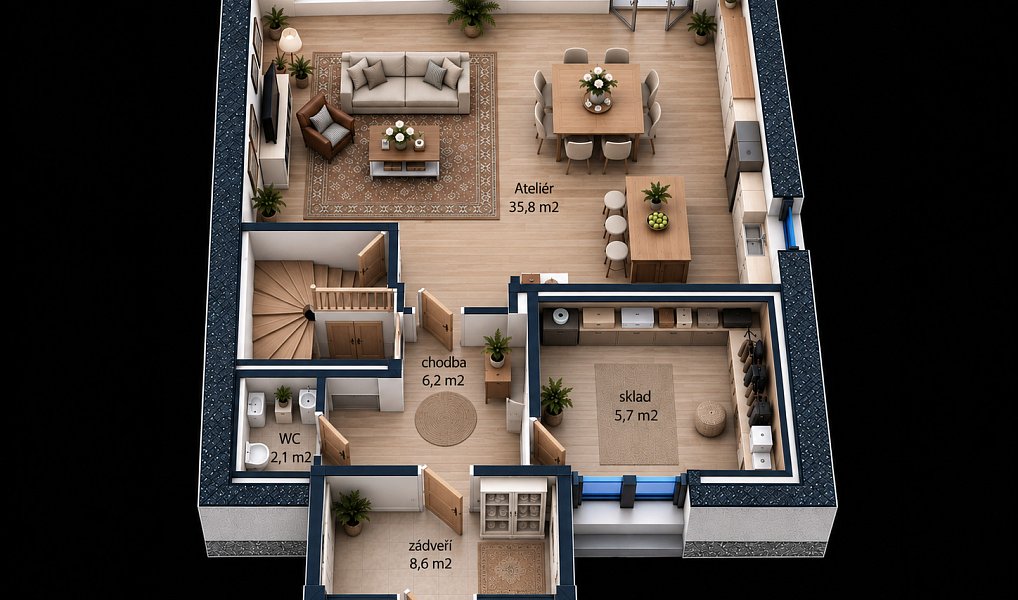 Prodej bytu 6+kk 163 m², Sulice – náhled fotky 23