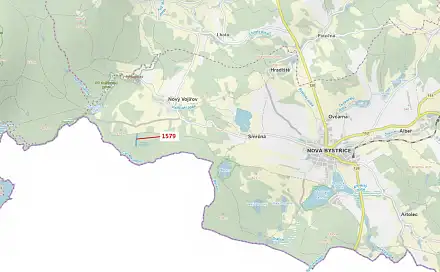Dražba lesa 8 581 m², Číměř