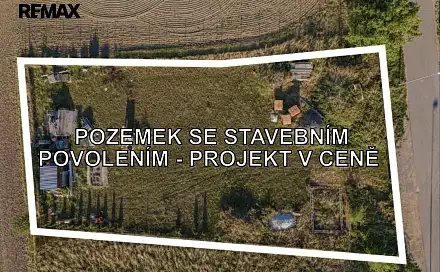 Prodej stavebního pozemku 1 295 m², Vykáň, okres Nymburk