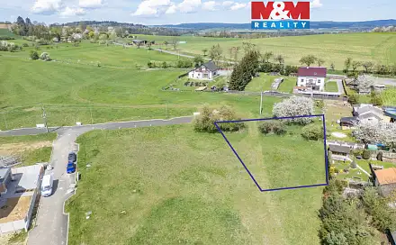 Prodej stavebního pozemku 1 234 m², Kasejovice, okres Plzeň-Jih