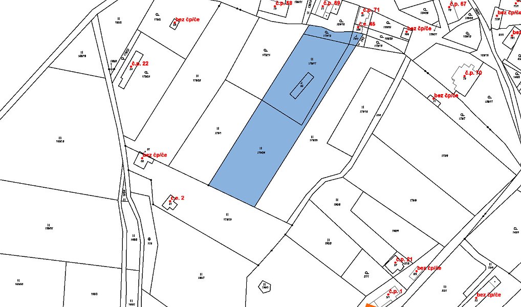 Prodej stavebního pozemku 1 328 m², Nalžovské Hory – náhled fotky 2