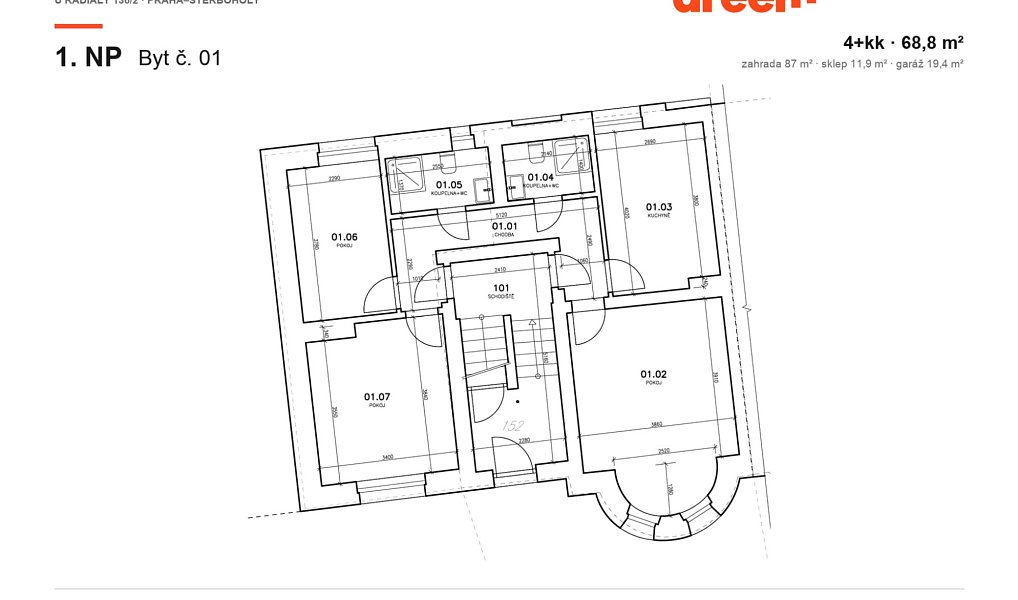 Prodej domu 200 m² s pozemkem 380 m², Praha – náhled fotky 48