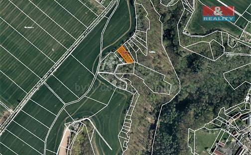 Prodej lesa 1 050 m², Mšeno, okres Mělník