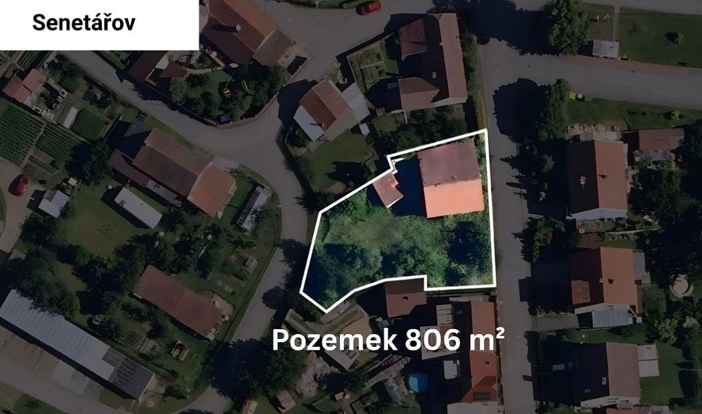 Prodej stavebního pozemku 806 m², Senetářov – náhled fotky 5