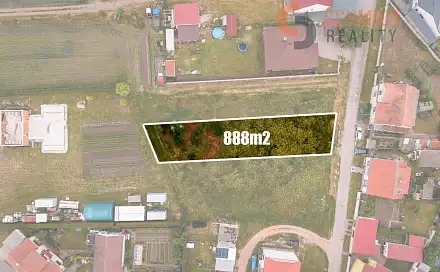 Prodej stavebního pozemku 888 m², Větrná, Březí, okres Břeclav