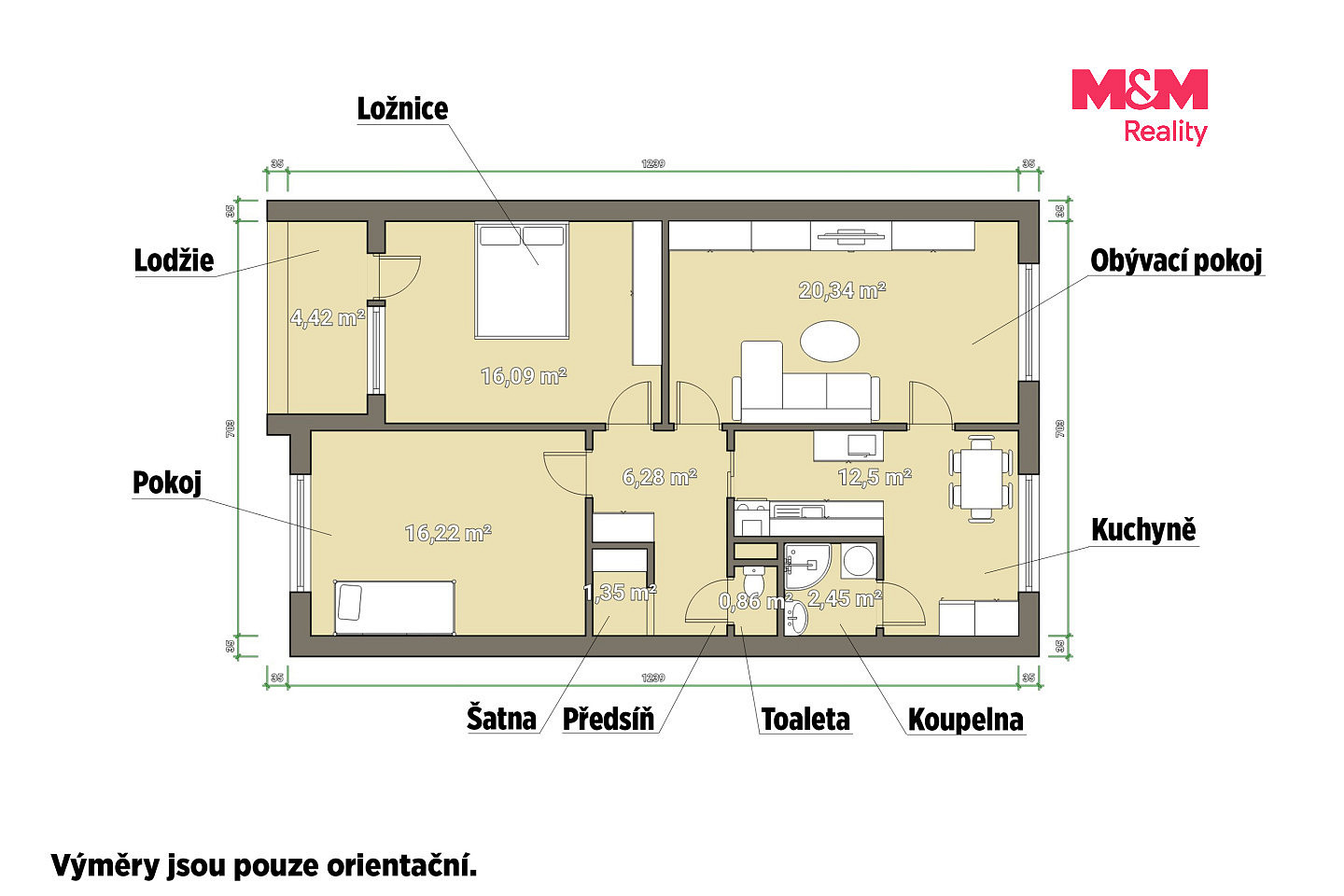 Prodej bytu 3+1 82 m² — photo 4