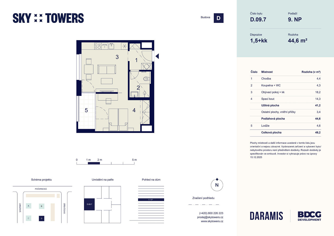 Prodej bytu 2+kk 41 m² – fotografie 4