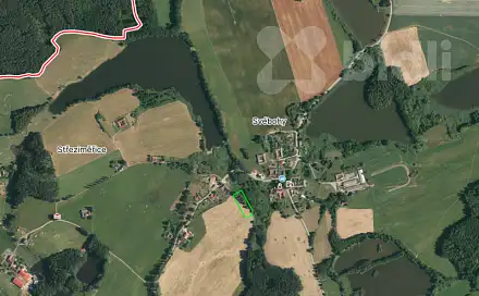 Prodej stavebního pozemku 3 293 m², Horní Stropnice, okres České Budějovice