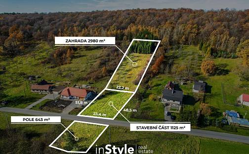 Prodej stavebního pozemku 4 748 m², Lopeník, okres Uherské Hradiště