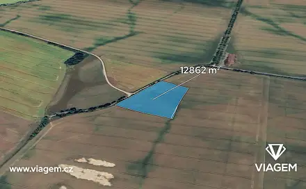Prodej pole 3 215 m², Kropáčova Vrutice, okres Mladá Boleslav