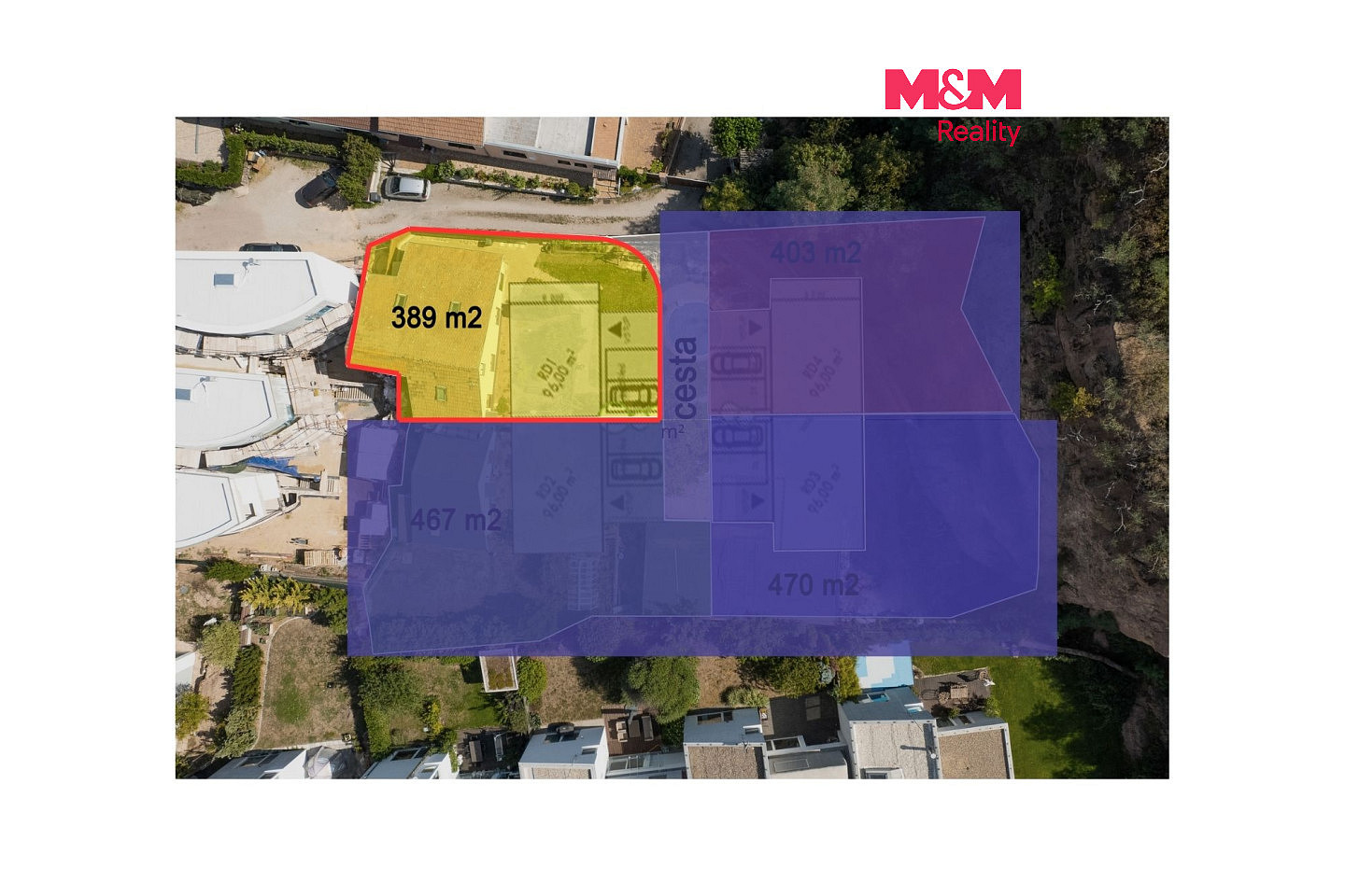 Prodej stavebního pozemku 389 m²