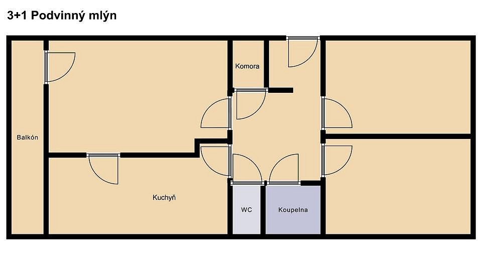 Prodej bytu 3+1 78 m² – fotografie 3