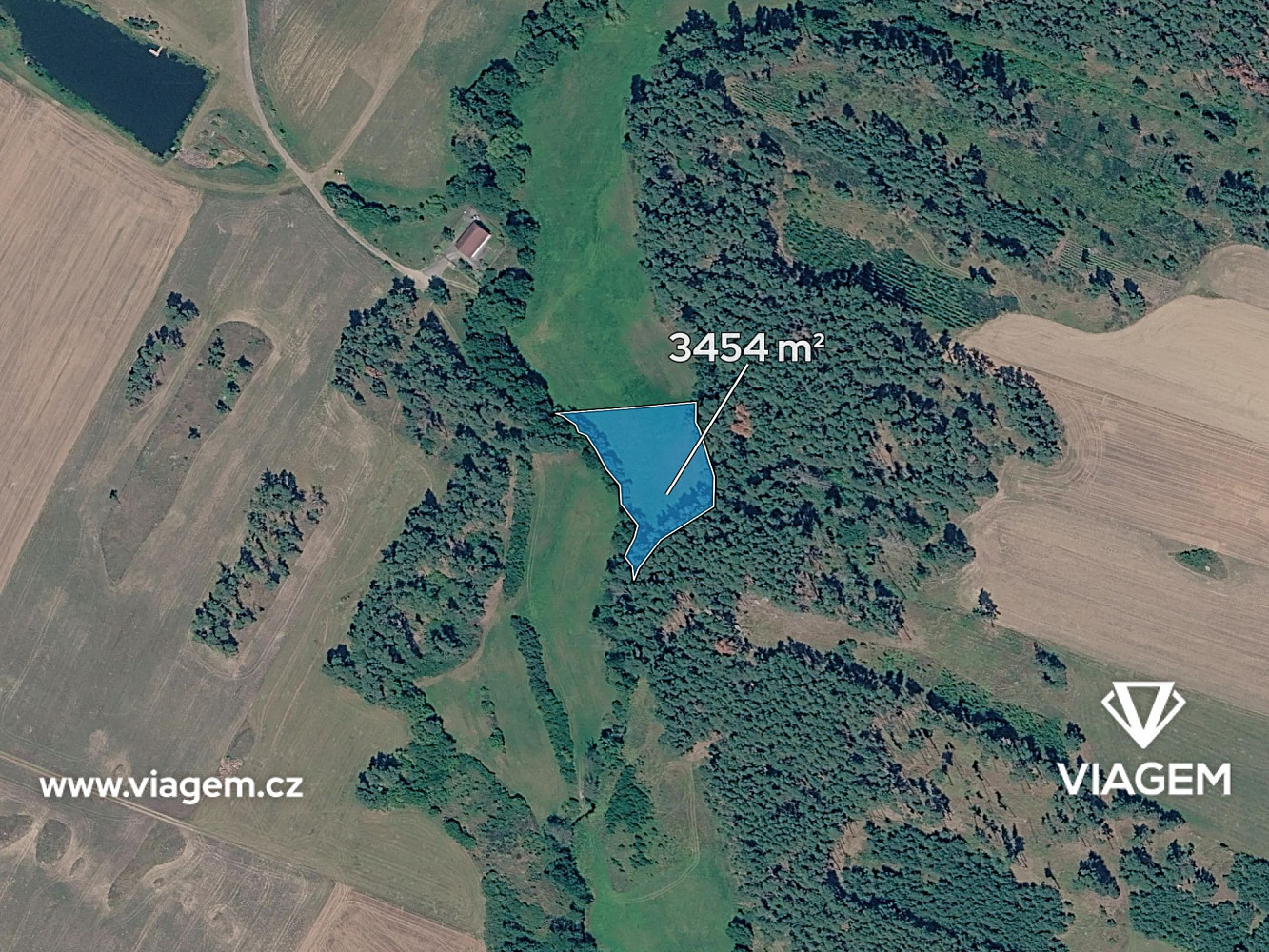Prodej pole 3 454 m² — photo 2