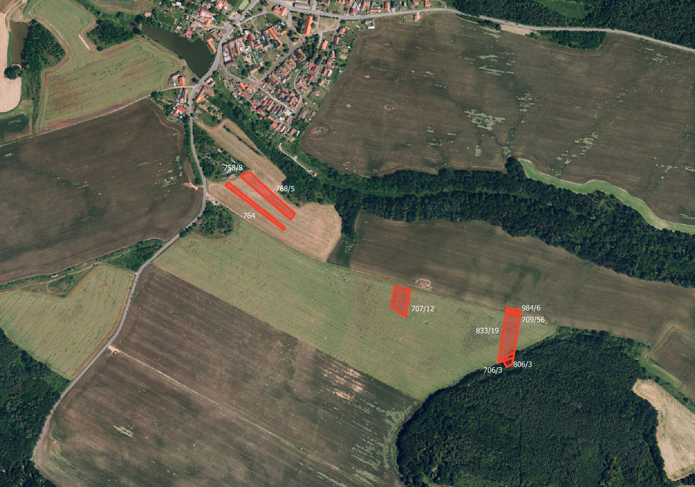 Prodej pole 17 013 m²