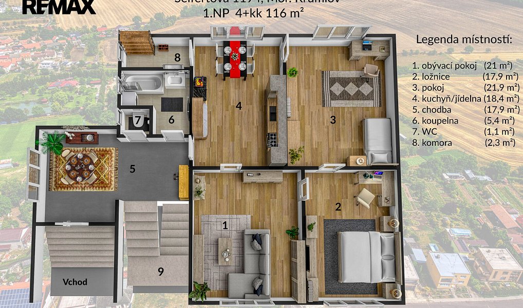 Prodej domu 400 m² s pozemkem 1 000 m², Moravský Krumlov – náhled fotky 16