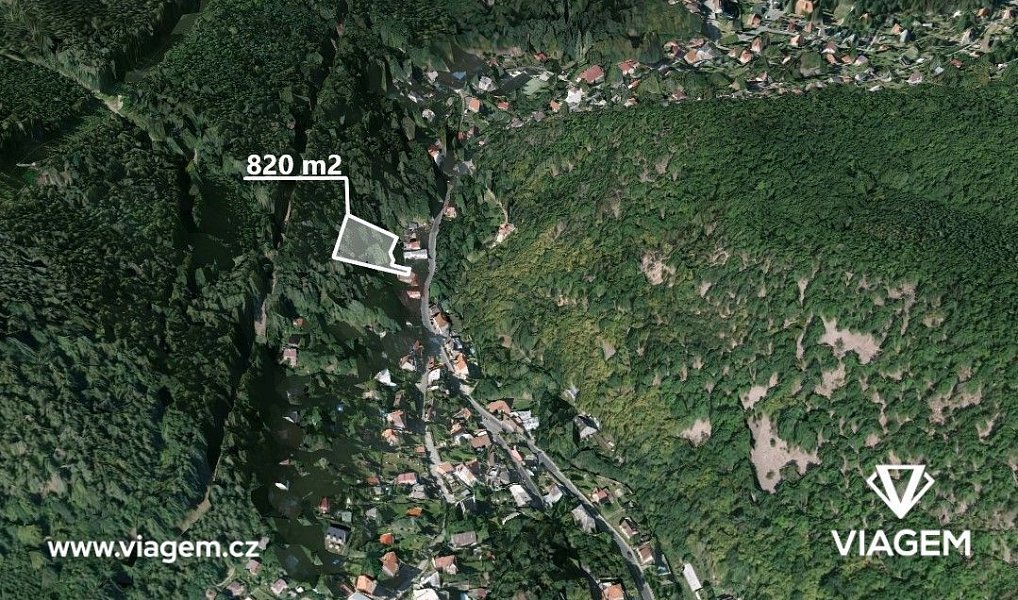 Prodej zahrady 820 m², Všenory – náhled fotky 3