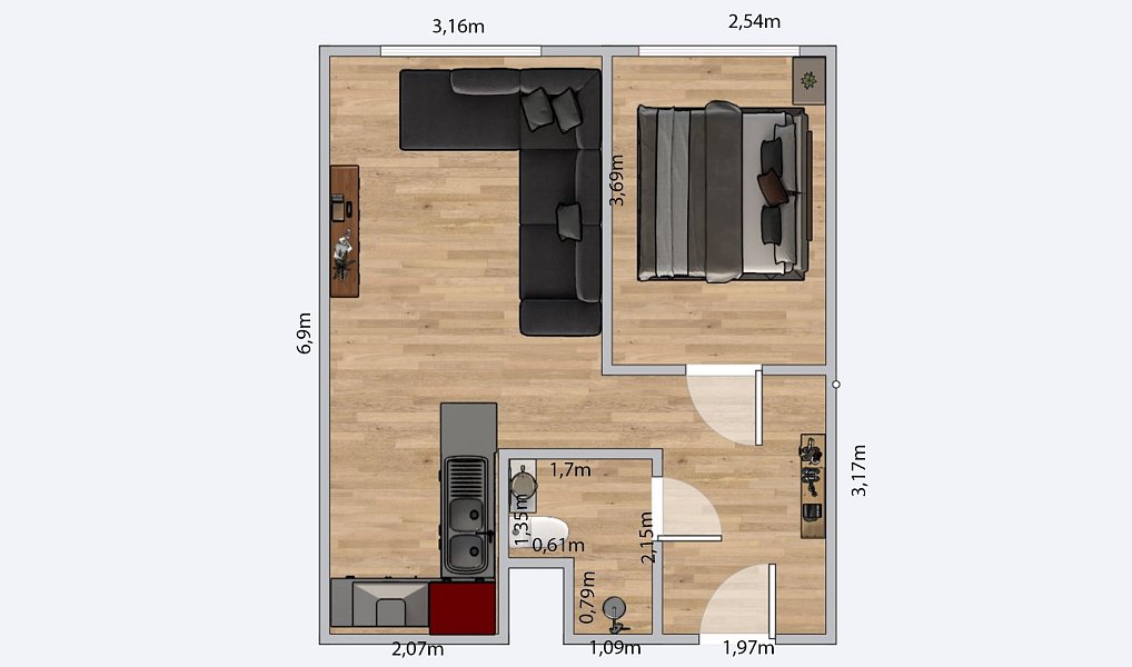 Prodej bytu 2+kk 39 m², Rakovník – náhled fotky 20