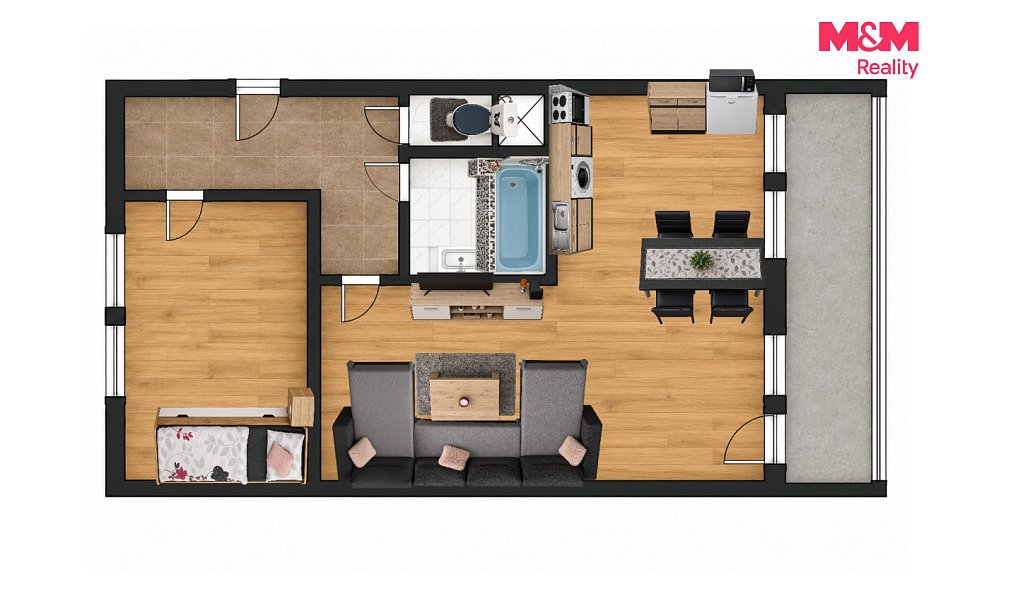 Prodej bytu 2+1 44 m², Most – náhled fotky 10