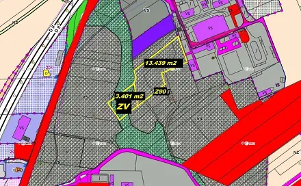 Prodej komerčního pozemku 14 343 m², Mníšek pod Brdy, okres Praha-západ