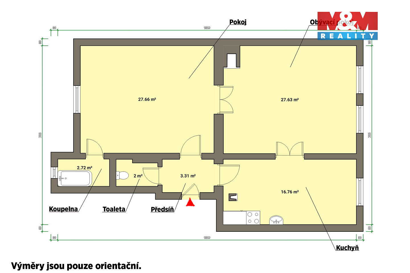 Prodej bytu 2+1 79 m² — photo 4