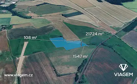 Prodej pole 3 896 m², Klatovy
