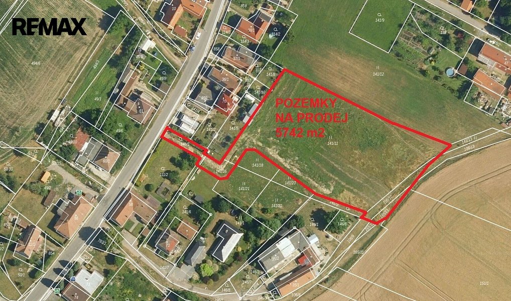 Prodej stavebního pozemku 1 111 m², Ostřetín – náhled fotky 4
