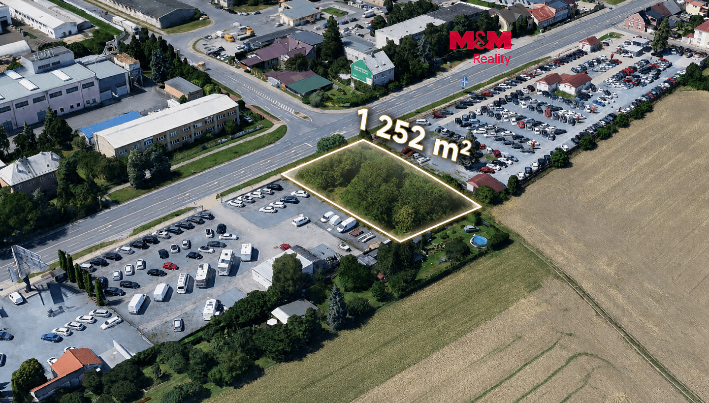 Prodej komerčního pozemku 1 252 m²