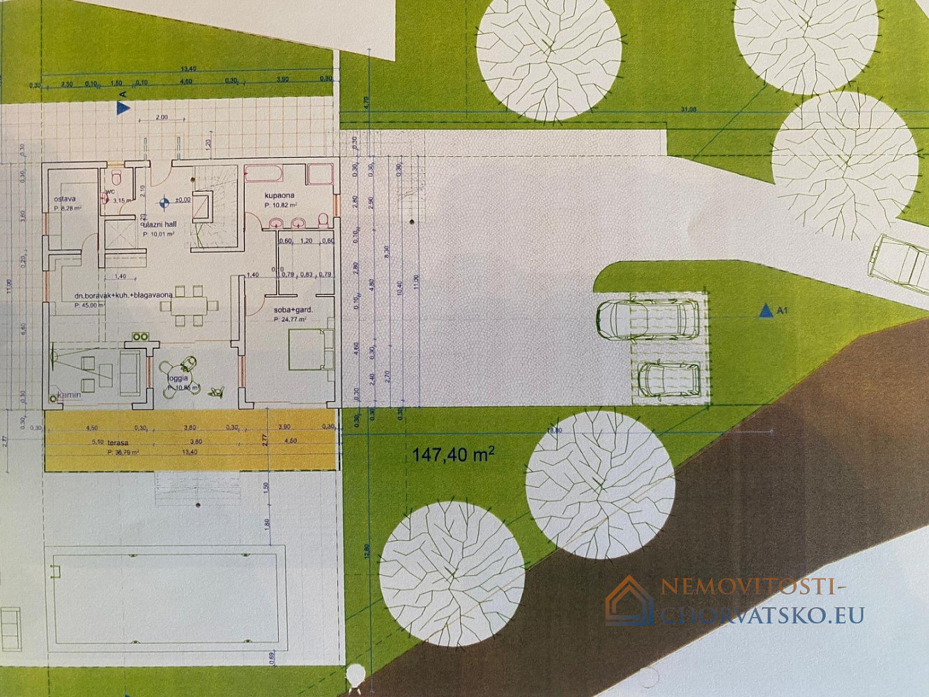 Prodej stavebního pozemku 2 078 m² - Mehr