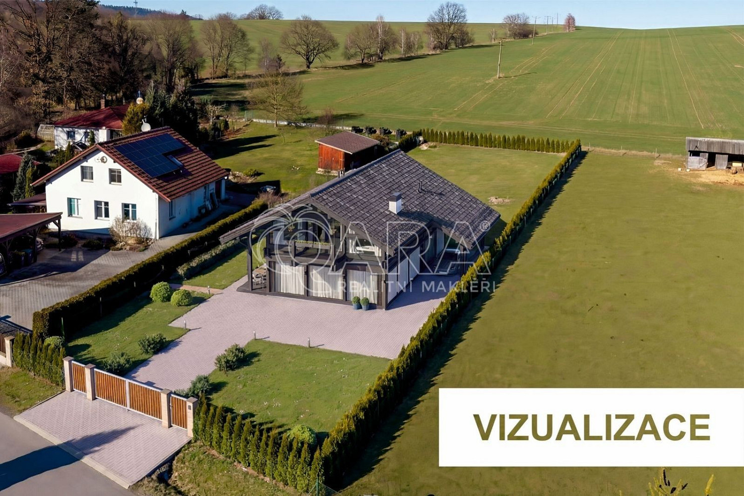 Prodej stavebního pozemku 1 500 m² – fotografie 3