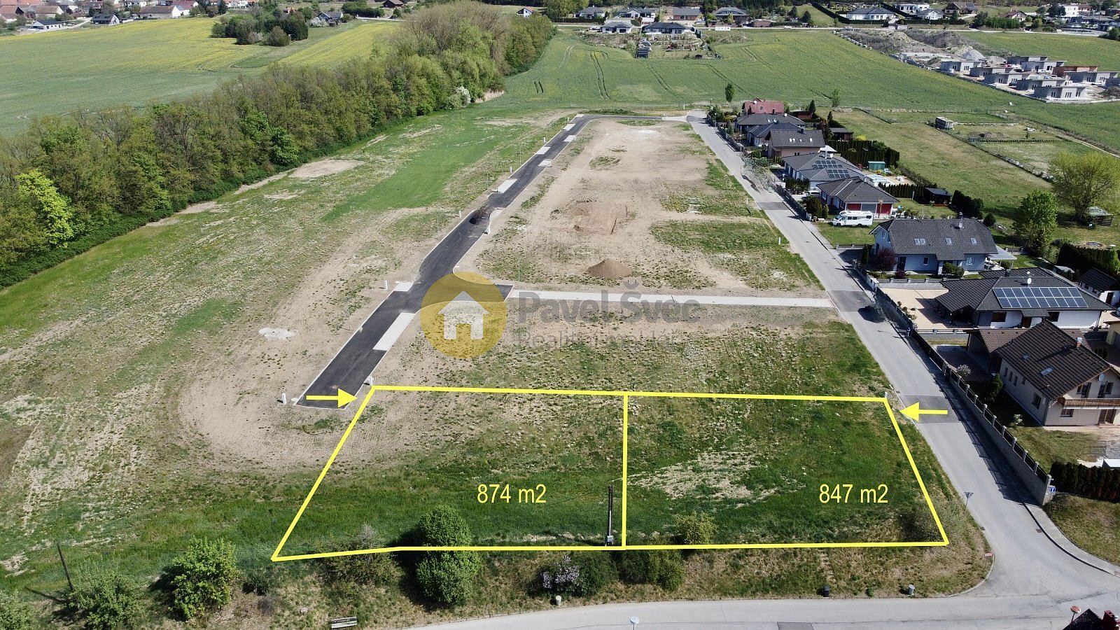 Prodej stavebního pozemku 874 m² – fotografie 4