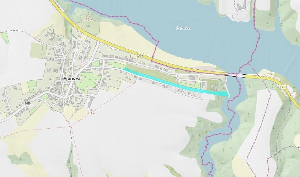 Prodej stavebního pozemku 13 500 m², Vranová – náhled fotky 3