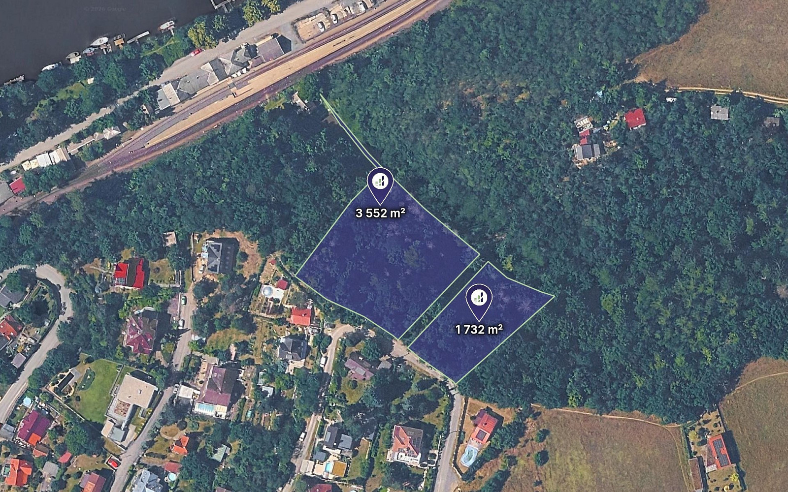 Prodej lesa 5 284 m²