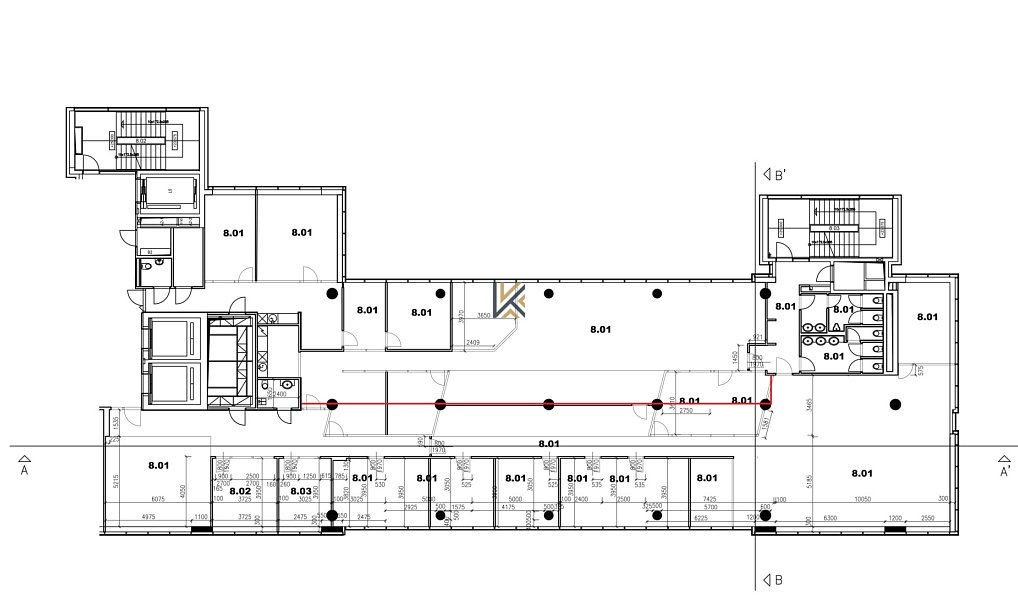 Pronájem kanceláře 350 m², Praha – náhled fotky 4
