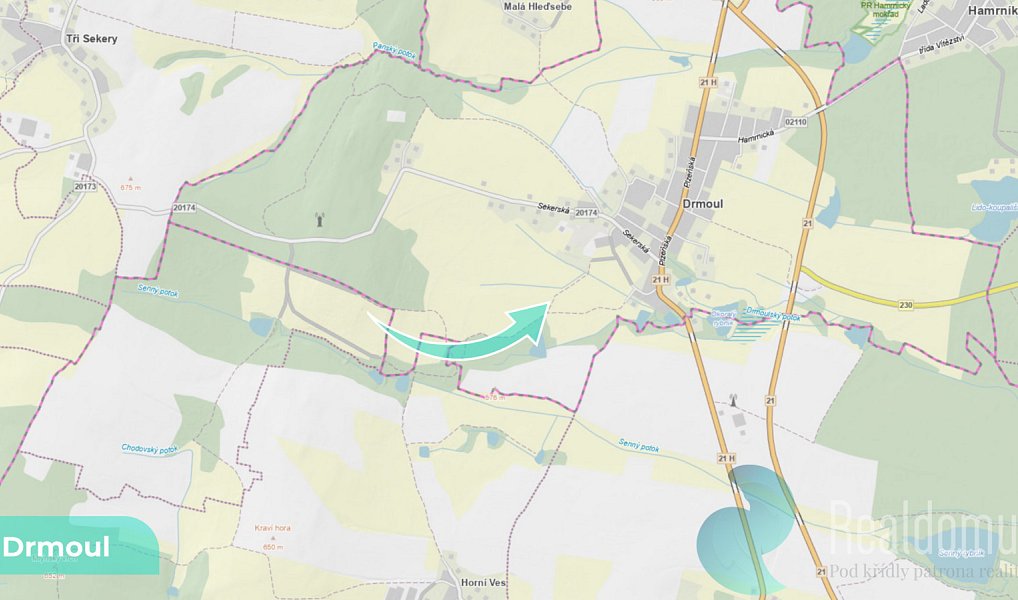 Prodej louky 12 559 m², Drmoul – náhled fotky 3