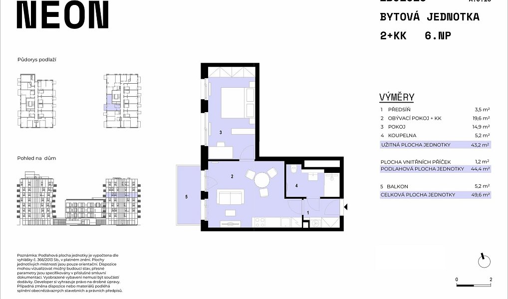 Prodej bytu 2+kk 43 m², Brno – náhled fotky 2