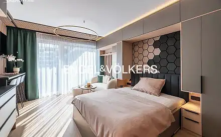 Pronájem bytu 1+kk 37 m², Nurmiho, Praha 10 - Hostivař