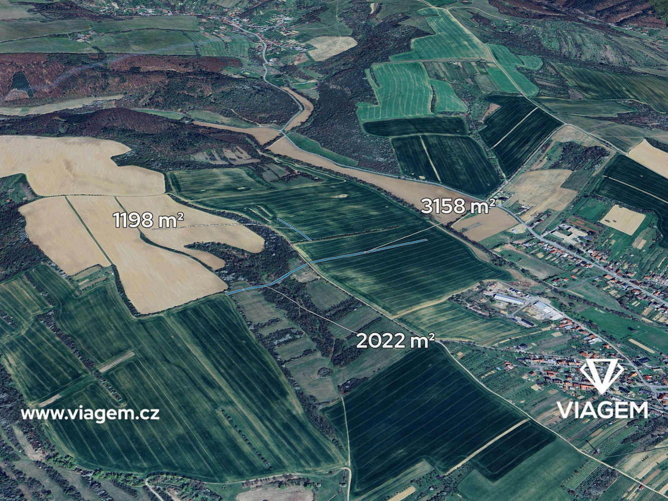 Prodej pole 1 063 m²
