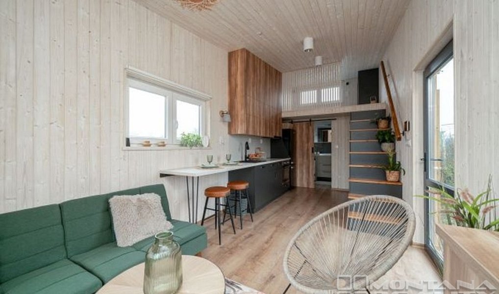 Novostavba celoročně obyvatelného Tiny house s loftem na spaní, Olomouc – náhled fotky 6