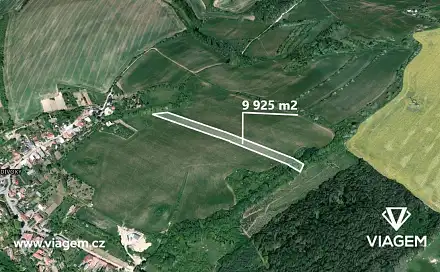 Prodej pole 992 m², Zdounky, okres Kroměříž